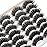 Losha Eyelashes Natural Look Faux Mink Lashes Pack Handmade Fluffy False Eyelashes 14 Pairs Eye Lashes (F48)