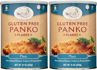 Jeff Nathan Creations Chef Gourmet Panko Plain Gluten Free, 15 Ounce (Pack of 2)