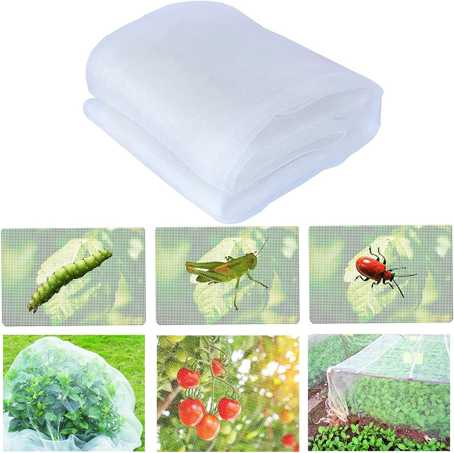 Filet Anti Insecte, 3x10m Filet Anti-Insectes pour Plantes, Filet Anti ...