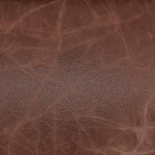 Miniatura 10 de SIMPLIHOME Sheffield - Puf cuadrado bohemio de 26 pulgadas de ancho en piel marrón envejecida, para sala de estar, dormitorio y habitación de los