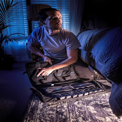 Miniatura 4 de Allen Company Estuche de almacenamiento para armario de pistola, almacenamiento debajo de la cama, pistolapistola, negro, talla única (78102)