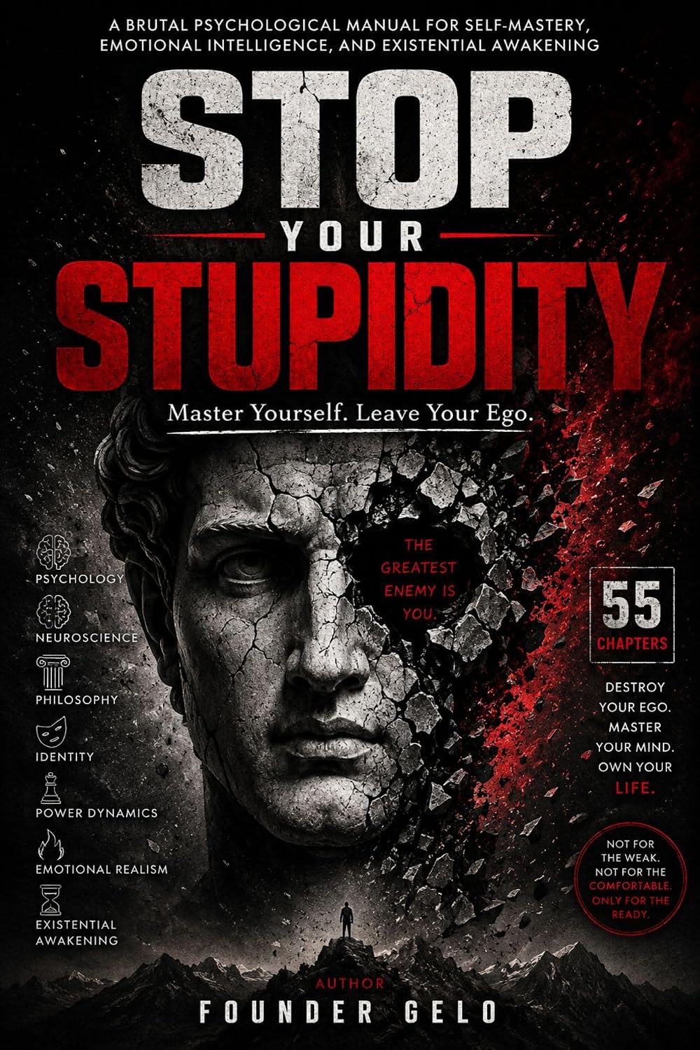 STOP YOUR STUPIDITY: MASTER YOURSELF. LEAVE YOUR EGO.