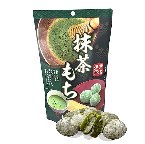 Japanese Matcha Mochi - 130g Premium Traditional Japanese Rice Cakes Wagashi Food Candy Sweets by Seiki