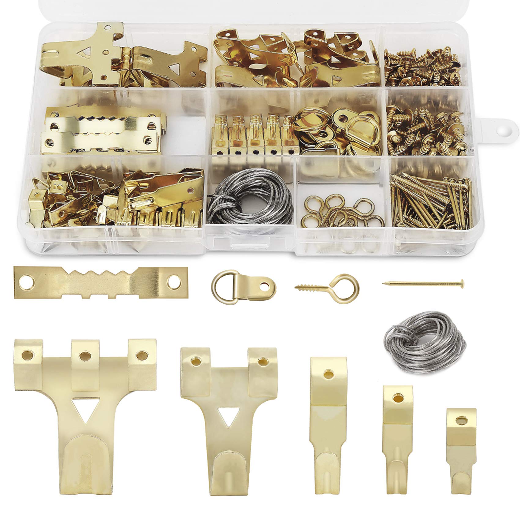 Buy Picture Hanging Hardware 282 Pieces, HAUSPROFI Photo Frame Hook