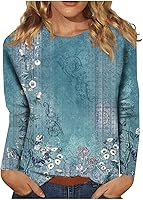 Vista 13 de Blouses for Women 2025 Three Quarter Sleeve Round Neck T Shirt Hawaiian Printing Trendy Fashion Beach Tops