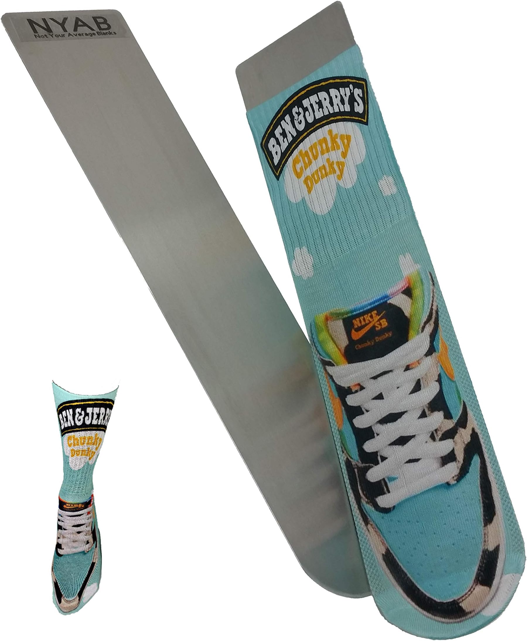 5-Star Compatible Inkjet Cartridge Adult Sublimation Crew Sock Jig - Aluminum Metal - 20 x 4.5 inches