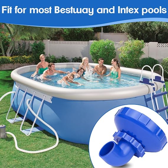 Pool Jet Nozzle, 360Swivel Rotatable Pool Return Jet Fitting Swimming Pool Spa Return Jet Replacement Parts for Bestway Intex, Water Return Outlet Nozzle, Pool & Spa Replacement Parts