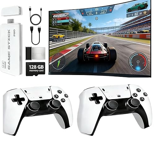 Retro Wireless Gaming Console 2026 New Edition Built-in 128GB storage