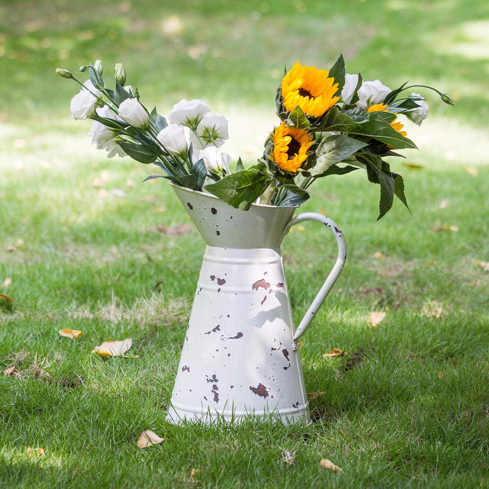 Buy HORTICAN Vintage French Pitcher Vase Farmhouse Decorative Pitcher