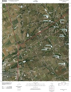 2010 Hillsboro East, TX - Texas - USGS Historical Topographic Map : 18in x 24in, Large Wall Art Map