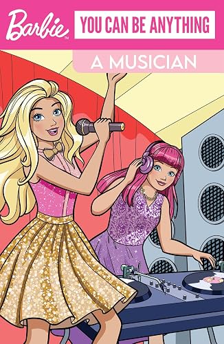 Butterfly Barbie You Can Be A Musician 32 Pages Book, Multicolor