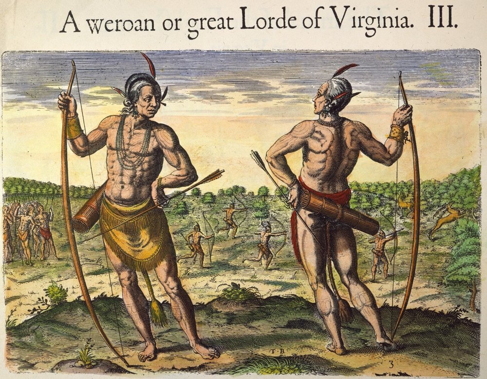 Amazon.com: Virginia Native Americans 1590 Na Weroan Or Great