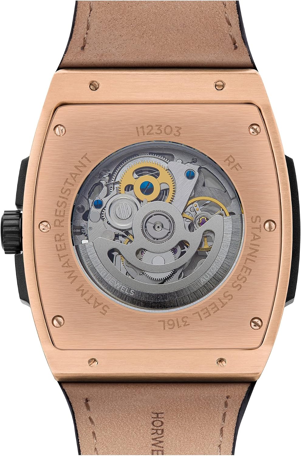 Ingersoll Challenger Mens Analog Automatic Watch with Leather Bracelet I12303