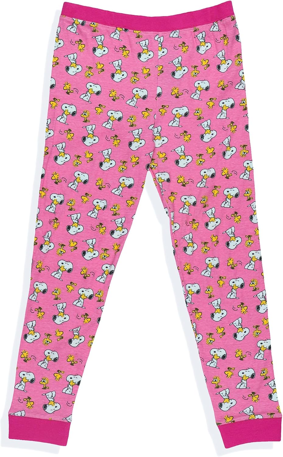 INTIMO Peanuts Pajamas Toddler Girls' Snoopy and Woodstock Tight Fit Sleep Set - Image 7