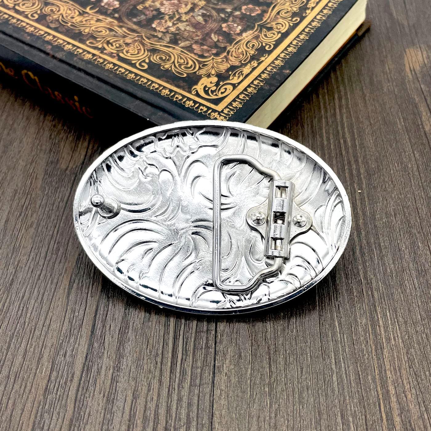 YOQUCOL Vintage American Western Cowboy Turquoise,Stone Belt Buckle for Men - Image 6