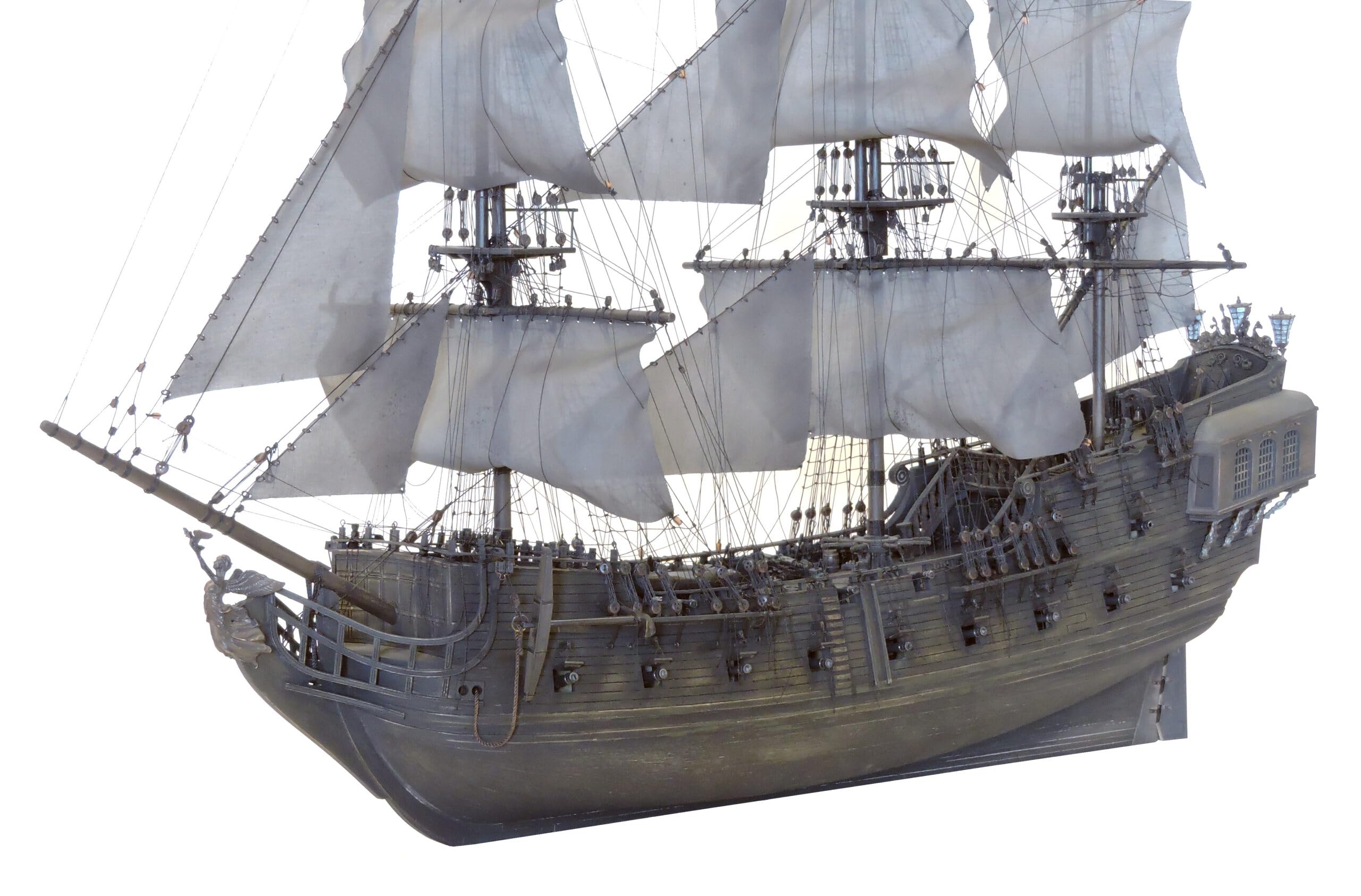 Mantua Model Perla Nera, Kit Modello Navale in Legno di Balsa, Scala 1:65, Lunghezza 725mm, Tema Nautico, Stile Storico, 14 Anni e Superiore