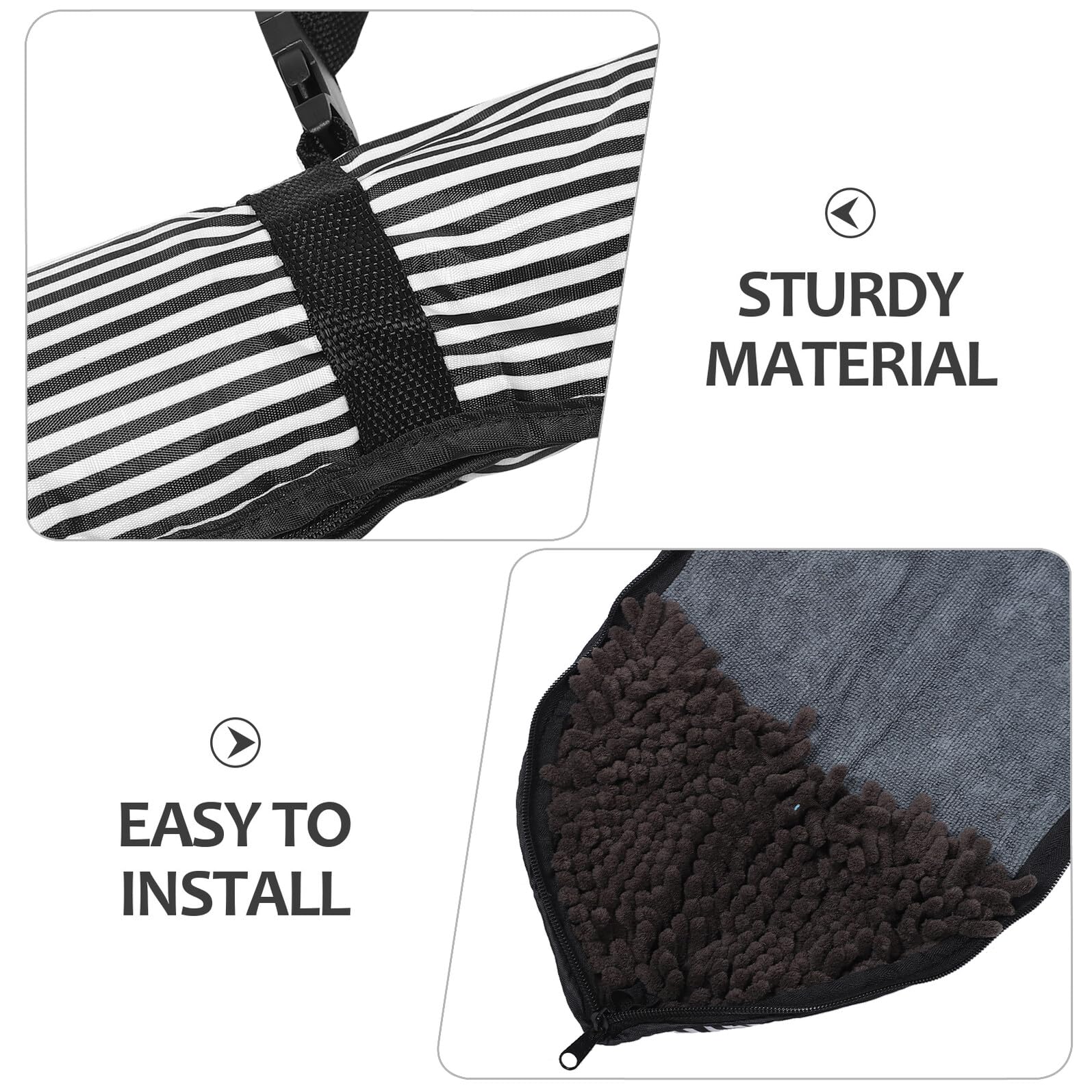 Bolsa Colgante para Silla de Ruedas Correa Ajustable para Bastón, Muleta y Paraguas, 85 Cm