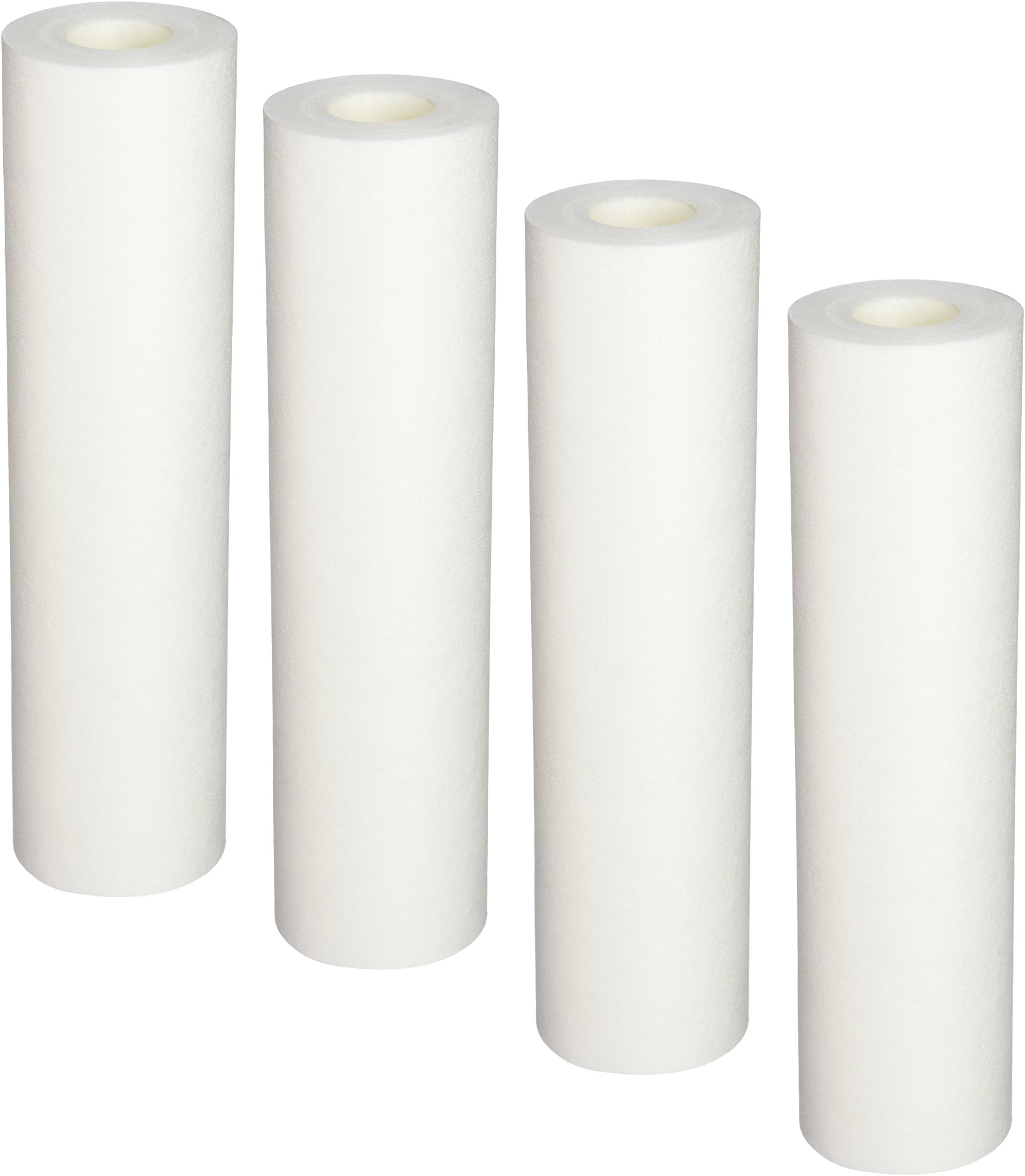 Aquasana Whole House Replacement Pre-Filters| Reduces Sediment, Rust & Dirt That Can Clog System | Genuine & Certified | 10-Inch | 4 Count | EQ-304 White