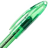 Pentel RSVP Mini Ballpoint Pen, (1.0mm) Medium Line, Green Ink, 12 pack (BK91MND-D) – view 4
