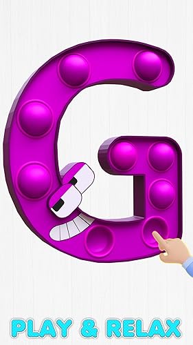Pop It Alphabets Lore 3D - Antistress ABC Giant Fidget Toys