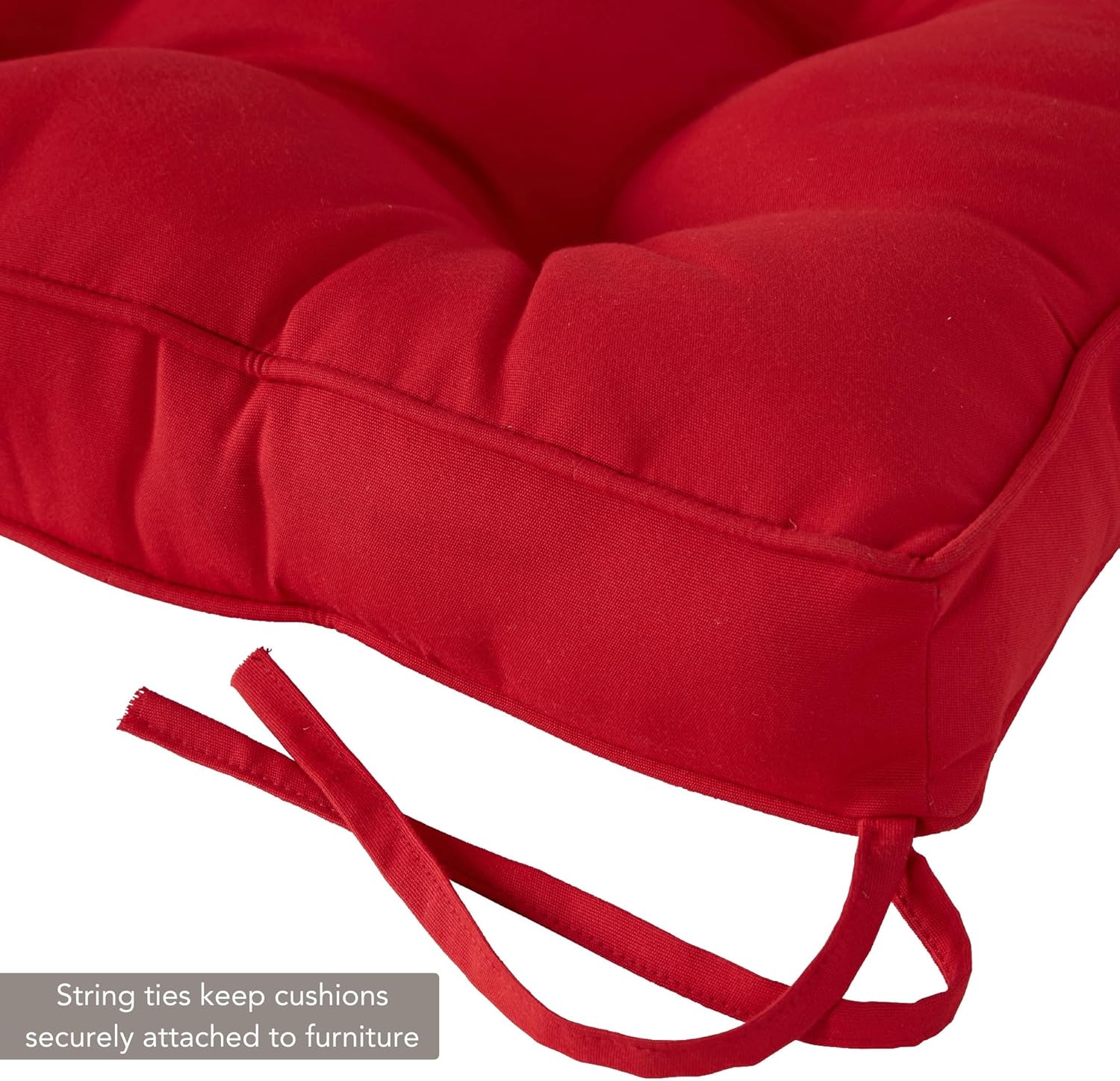 Outdoor 51 x 18-inch Sunbrella Bench Cushion, Canvas Jockey Red