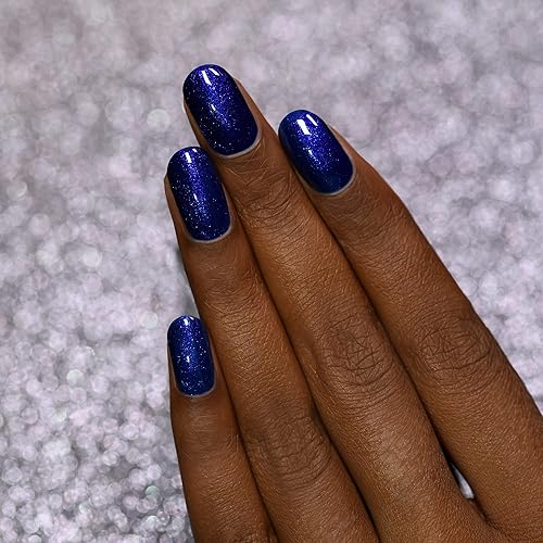 Miniatura 6 de ILNP Midnight Kiss - Esmalte de uñas brillante azul cobalto rico