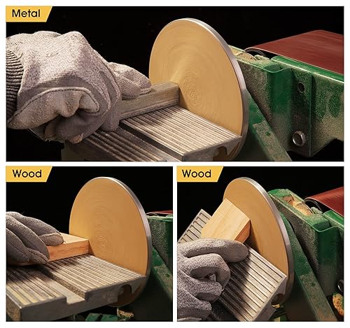 Miniatura 11 de S SATC 100 discos de lija PSA de 6 pulgadas, papel de lija con parte trasera adhesiva de grano 80 para taladro, papel de lija automotriz redondo