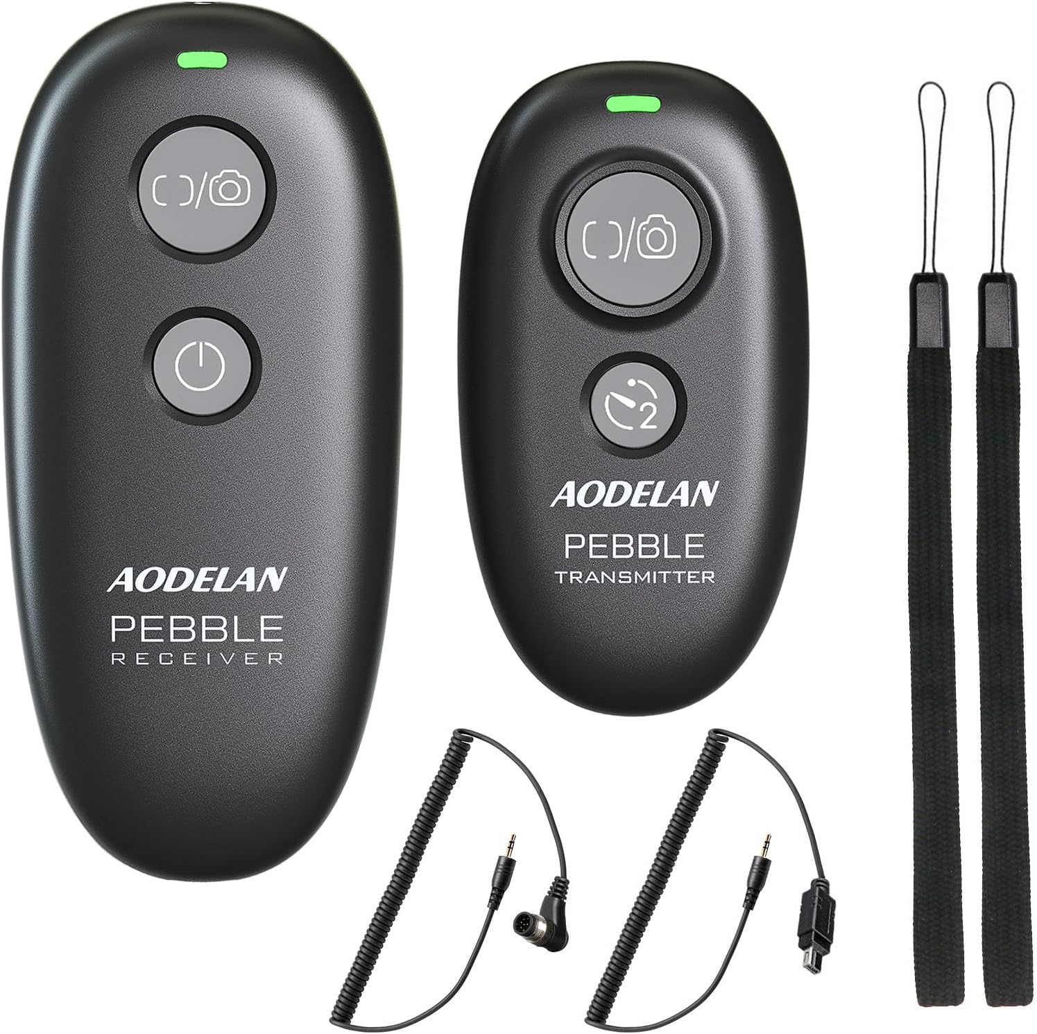 Camera Wireless Shutter Release for Nikon Z6, Z7, D850, D810, D700, D500, D3, D4, D5, D3100, D5000, D7200, D600, D610, D750, D3200, D3300; Replace MC-DC2 and MC-30A