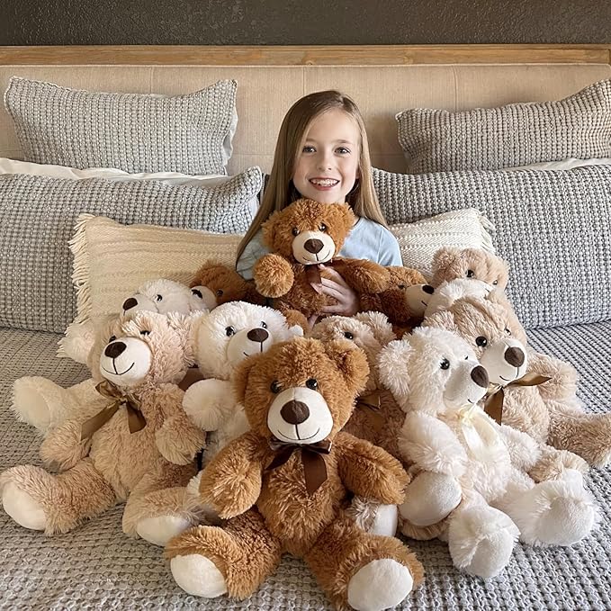 21 Ositos de Peluche en Lote Pequeños para Baby Shower miniatura 6