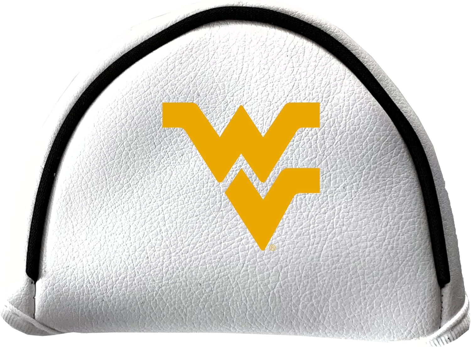 Team Golf NCAA Putter Cover - Mallet White, Fits Most Mallet Putters, Easily Slips on and Secures with Hook-and-Loop Fastener Closure