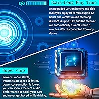 Vista 6 de Elook - Receptor de Audio para Coche, Receptor de Casete Bluetooth, Adaptador Auxiliar con Reproductor de Bluetooth 5.0