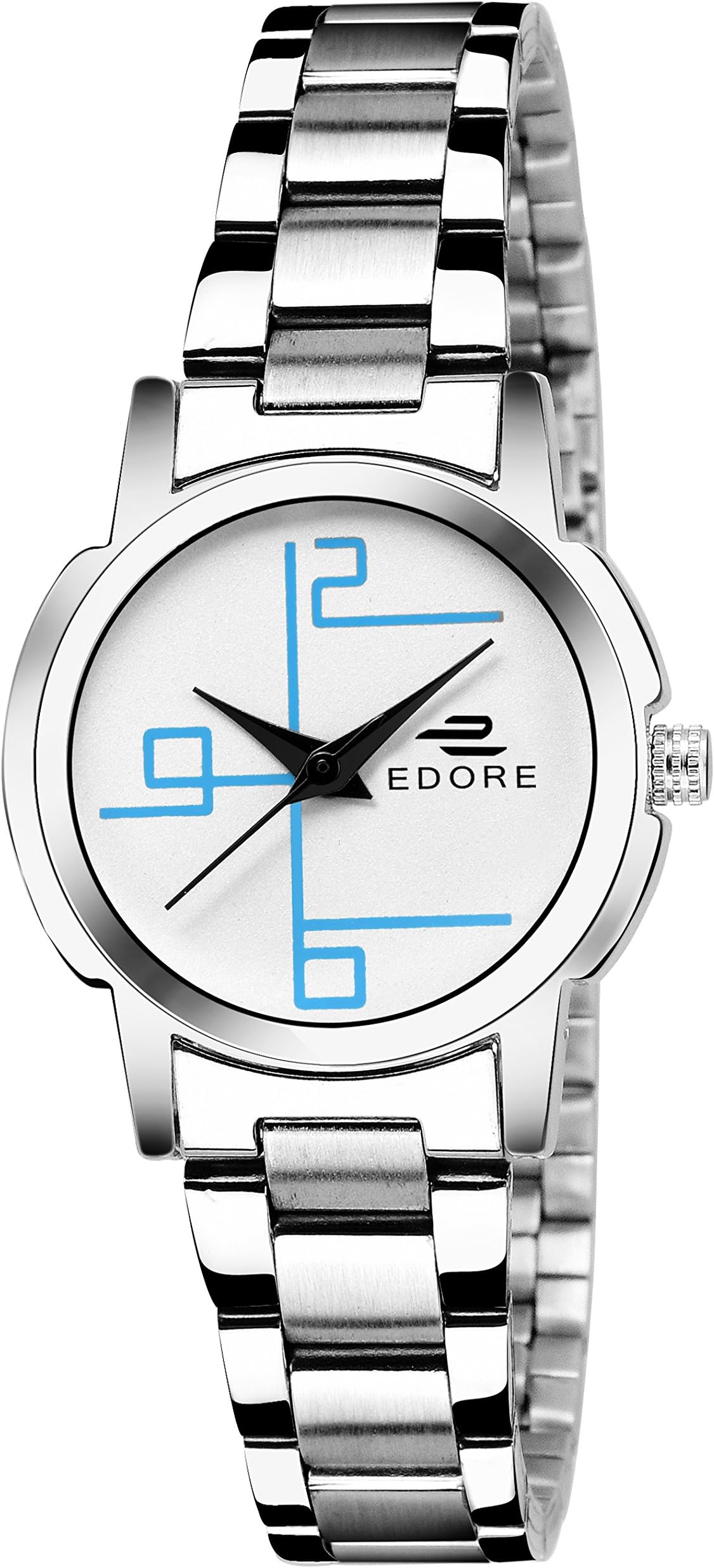Edore Grace Ed-Lr001 White Chain Watch Analogue for Women