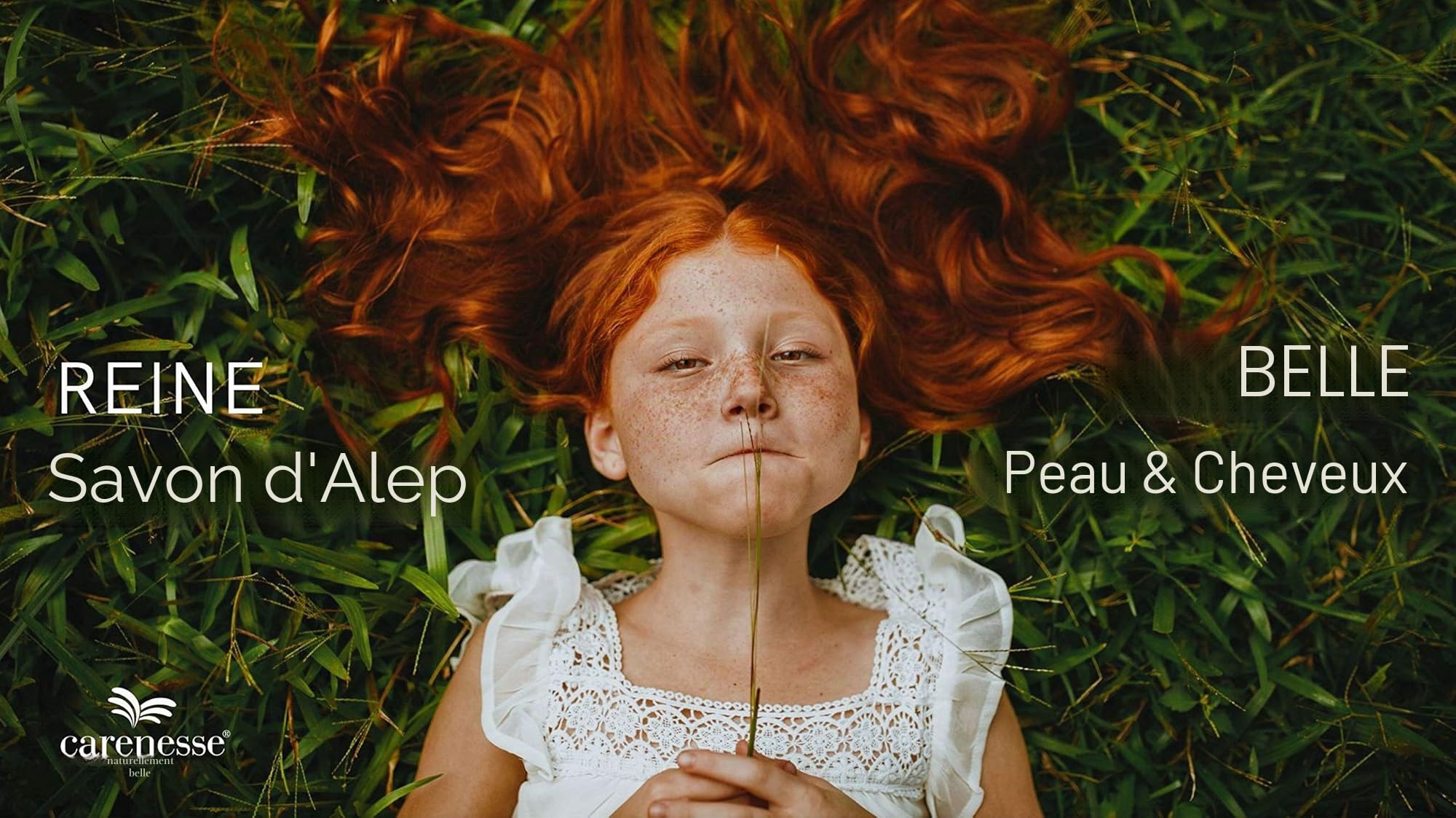 Carenesse Savon "d'Alep" Paquet Qualité Premium Lot de 5-55% huile de laurier 45% huile d’olive fait à la main végétalien savon naturel 900-950 g par paquet