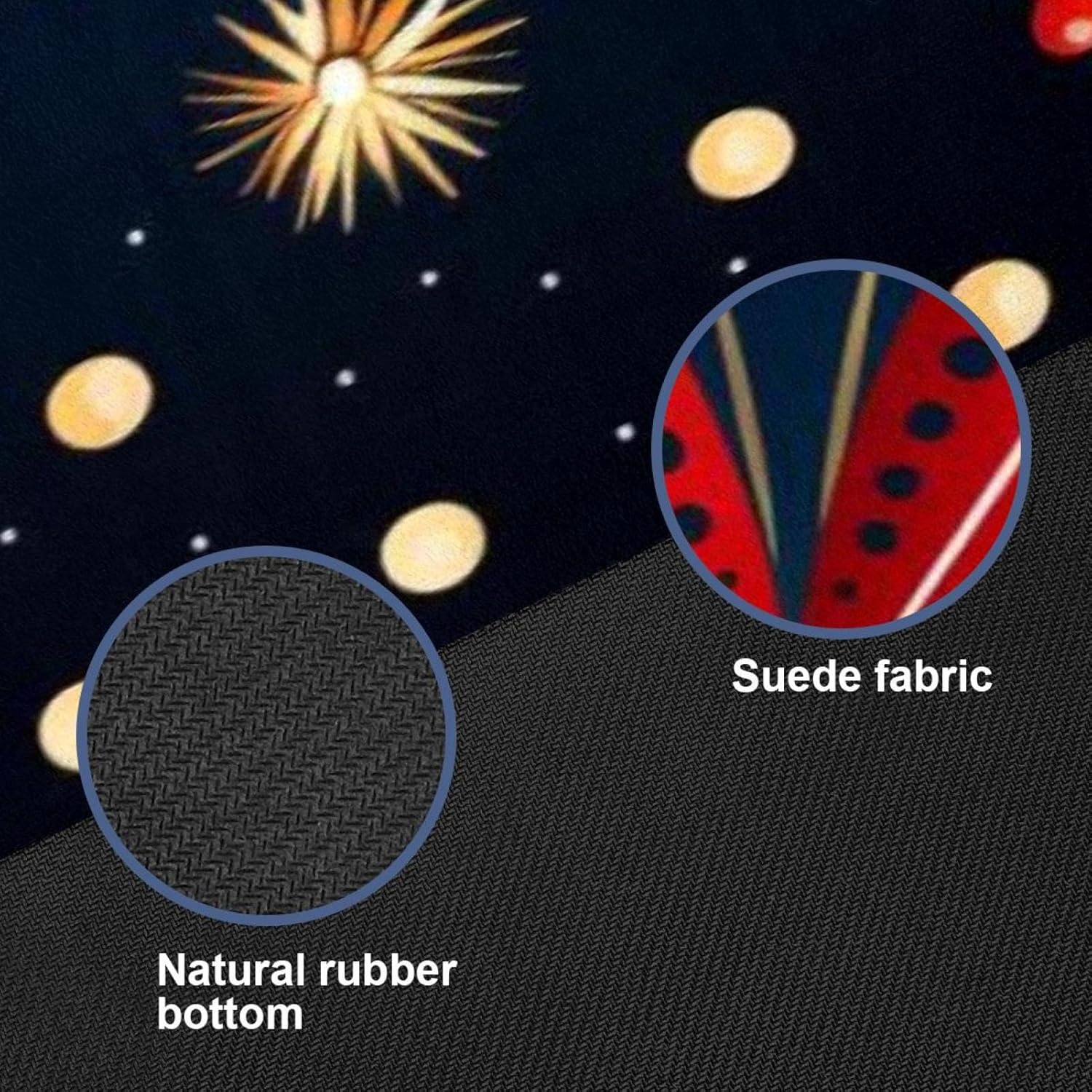 Yoga Towel, Ladybug Pattern Non Slip Sweat Absorbent Hot Yoga Mat Towel for Hot Yoga, Pilates and Fitness - 72.8" x 26.8"