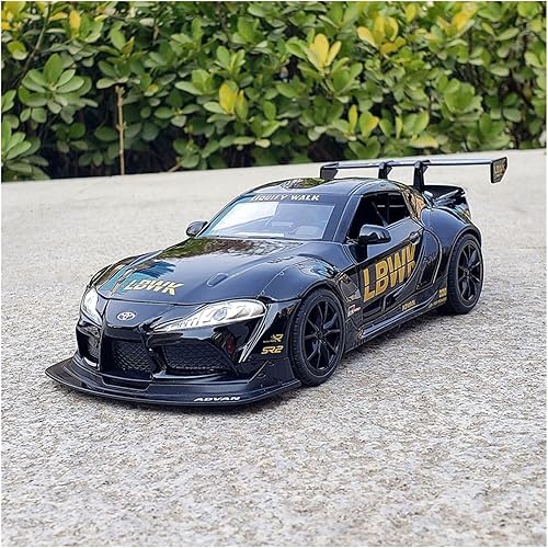 APLIQE Vehículos de modelo a escala para Toyota Bull Demon de aleación de automóvil modelo de automóvil de simulación de metal para niños 124
