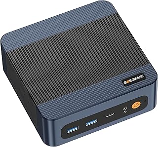 BOSGAME E4 Windows 11 Pro Business Mini-PC AMD Ryzen 5 3550H, 4 kärnor, 8 trådar, upp till 3,7 GHz, 16 GB DDR4 RAM, 1 TB SSD, 4K@60Hz trippelskärm, HDMI, Type-C, USB3.2, Dual LAN, Wi-Fi 5, BT 5.0 - Amazon Deal & Rabatt