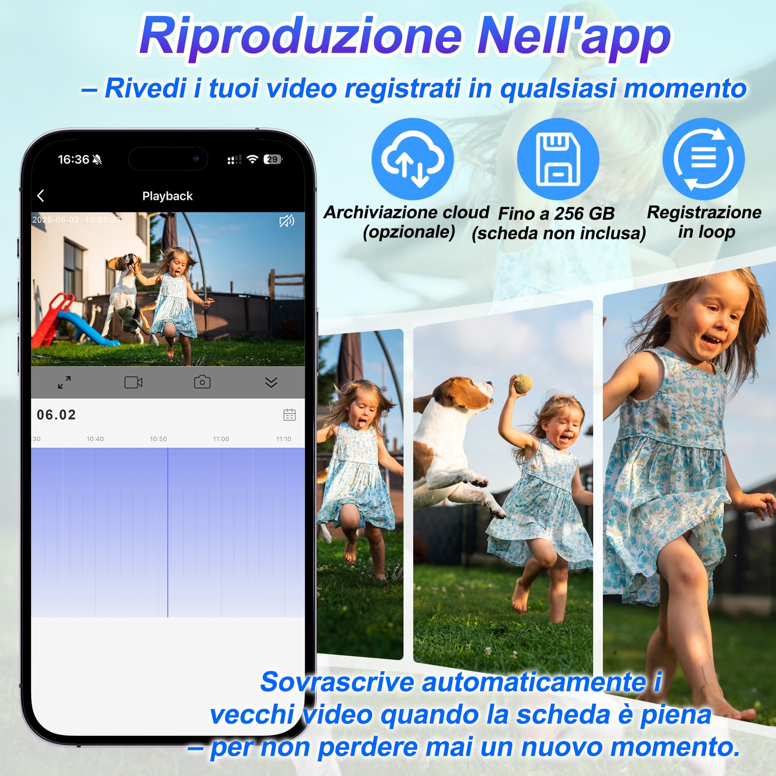 TANGMI Telecamera Spia WiFi 1080P, Rilevamento Movimento | Doppia banda 2.4/5GHz, 100° grandangolo, app Tuya Smart, avvisi istantanei, 2-in1