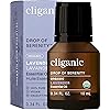 Cliganic USDA Organic Lavender Essential Oil - 100% Pure Natural Undiluted, for Aromatherapy Diffuser | Non-GMO Verified (Packaging May Vary)