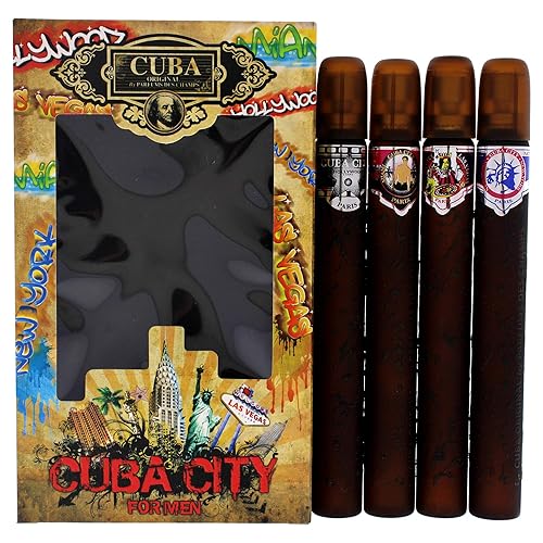 Cuba City 4-Piece Set for Men, (Hollywood + Vegas +