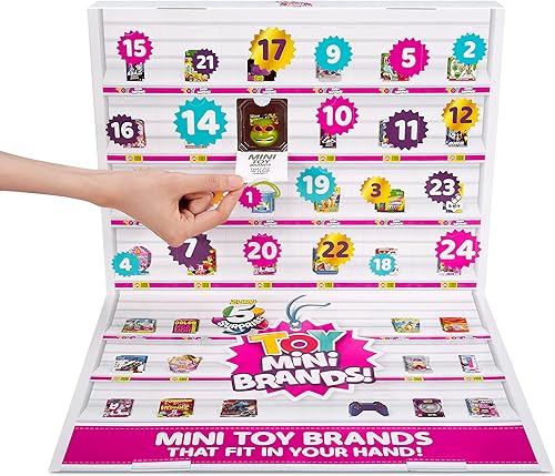 Miniatura 4 de 5 Surprise - Calendario de Adviento de Toy Mini Brands, edición limitada, de ZURU, con 24 paquetes sorpresa y 4 miniaturas exclusivas, juguetes