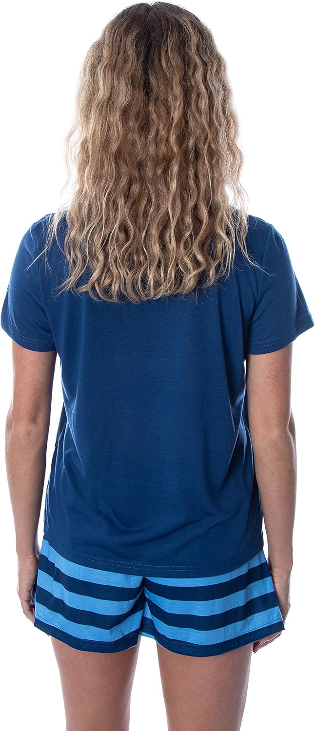 Harry Potter Women's Hogwarts Castle Shirt and Shorts Lounge Sleepwear Pajama Set - All 4 Houses Available - Image 5