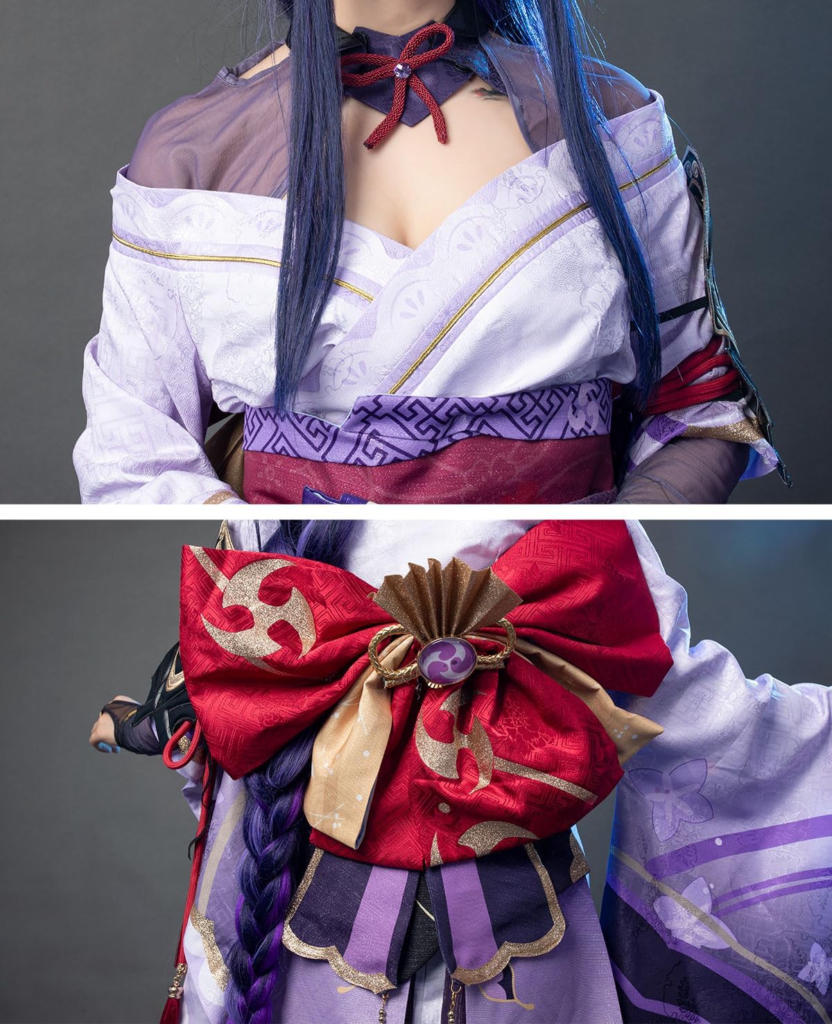 Cosfun Game Genshin Impact Raiden Shogun Cosplay Costume Upgraded Ver. - Image 7