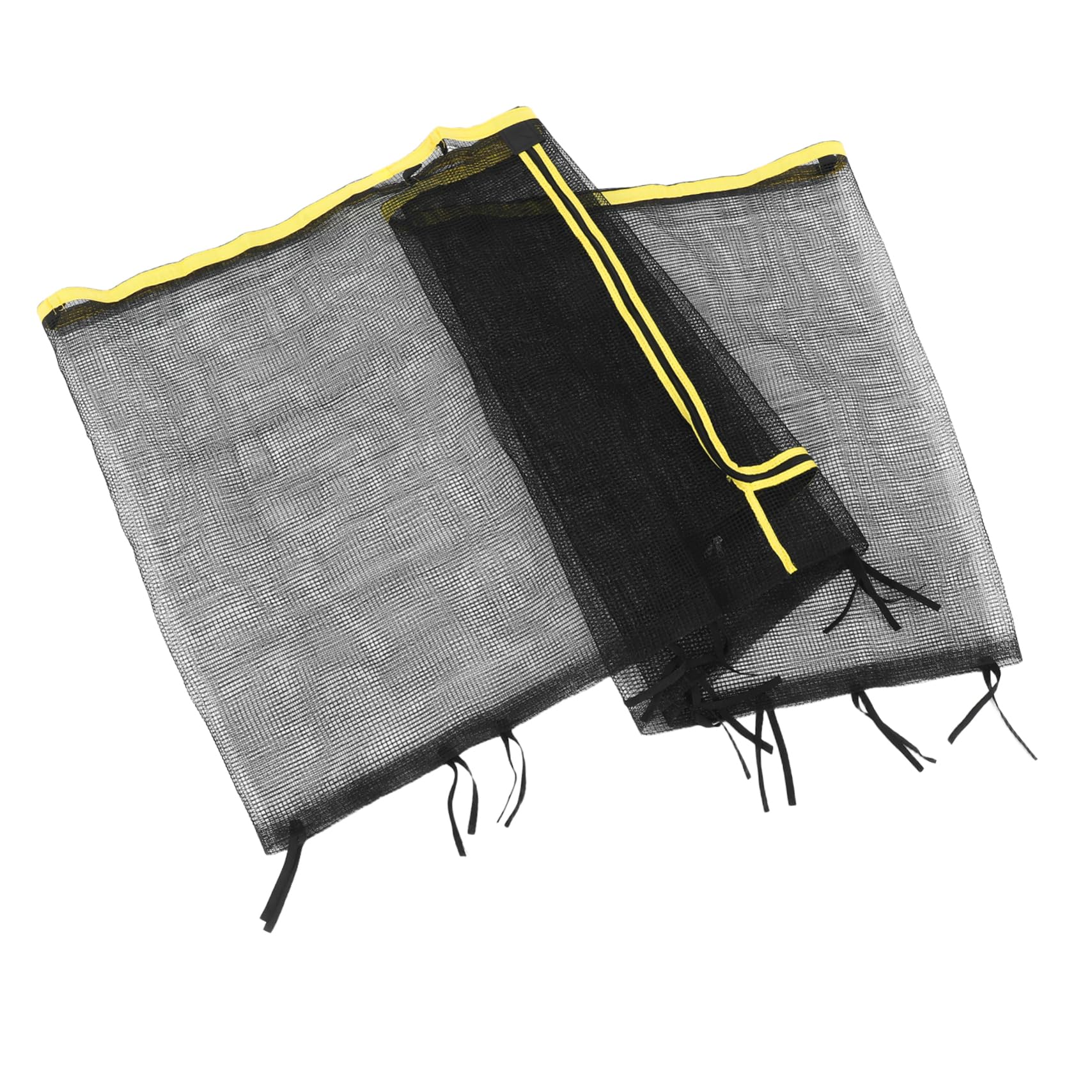 BESPORTBLE 10ft Trampoline Net 4 Poles Replacement Trampoline Net round Frame Safety Enclosure with Breathable Mesh Pp and Nylon Enhanced Safety