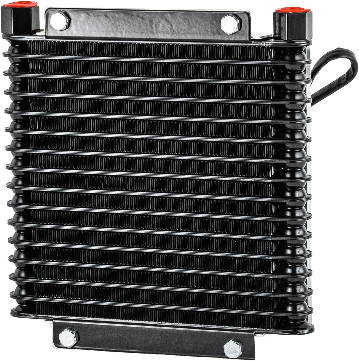 Stacked Plate Hot Rod Engine/Transmission Oil Cooler W/Shroud& Fan UPGRADE