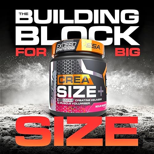 Miniatura 4 de SSA - Polvo de monohidrato de creatina con D-ribosa para ganancia muscular y voluminización, recuperación muscular rápida, creatina micronizada