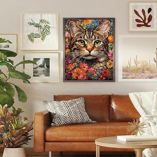 Vista 32 de xackcme Pintura de montaña por números para adultos, pintura de paisaje por número sobre lienzo sin marco, pintura al óleo de paisaje lunar