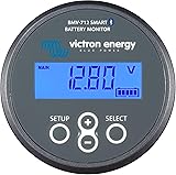 Victron Energy BMV-712 Smart Batteriemonitor - 6.5-70 VDC - Fungiert als Batteriewächter - Display und Bluetooth - Grau BMV 712 Smart - Bluetooth