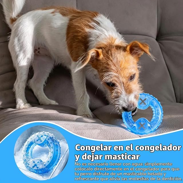 Foto 3 de 8 de Cisixin Juguete Mordedor para Perro,Arctic Freeze Fetch Chew Juguete por Hugs Mascota Productos