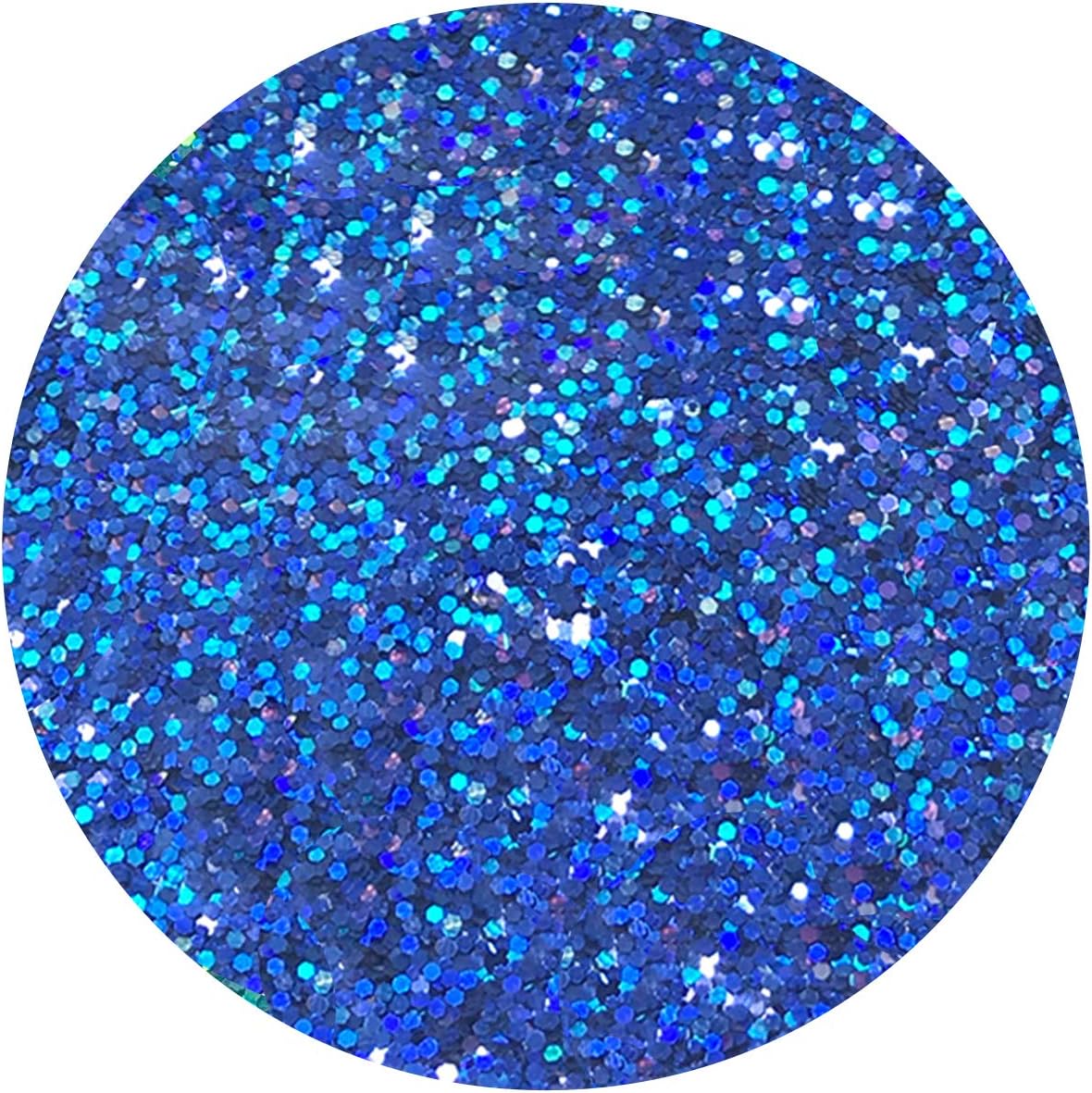 Hemway Ultra Sparkle Glitter Sapphire Blue Holographic 100g Chunky, Chunky - 100g - Image 3