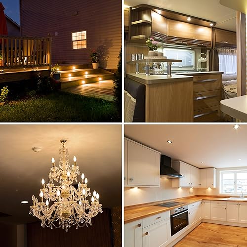 Miniatura 4 de Newhouse Lighting GY6-2320-4 Bombilla LED halógena de repuesto (paquete de 4), blanco, 4 piezas